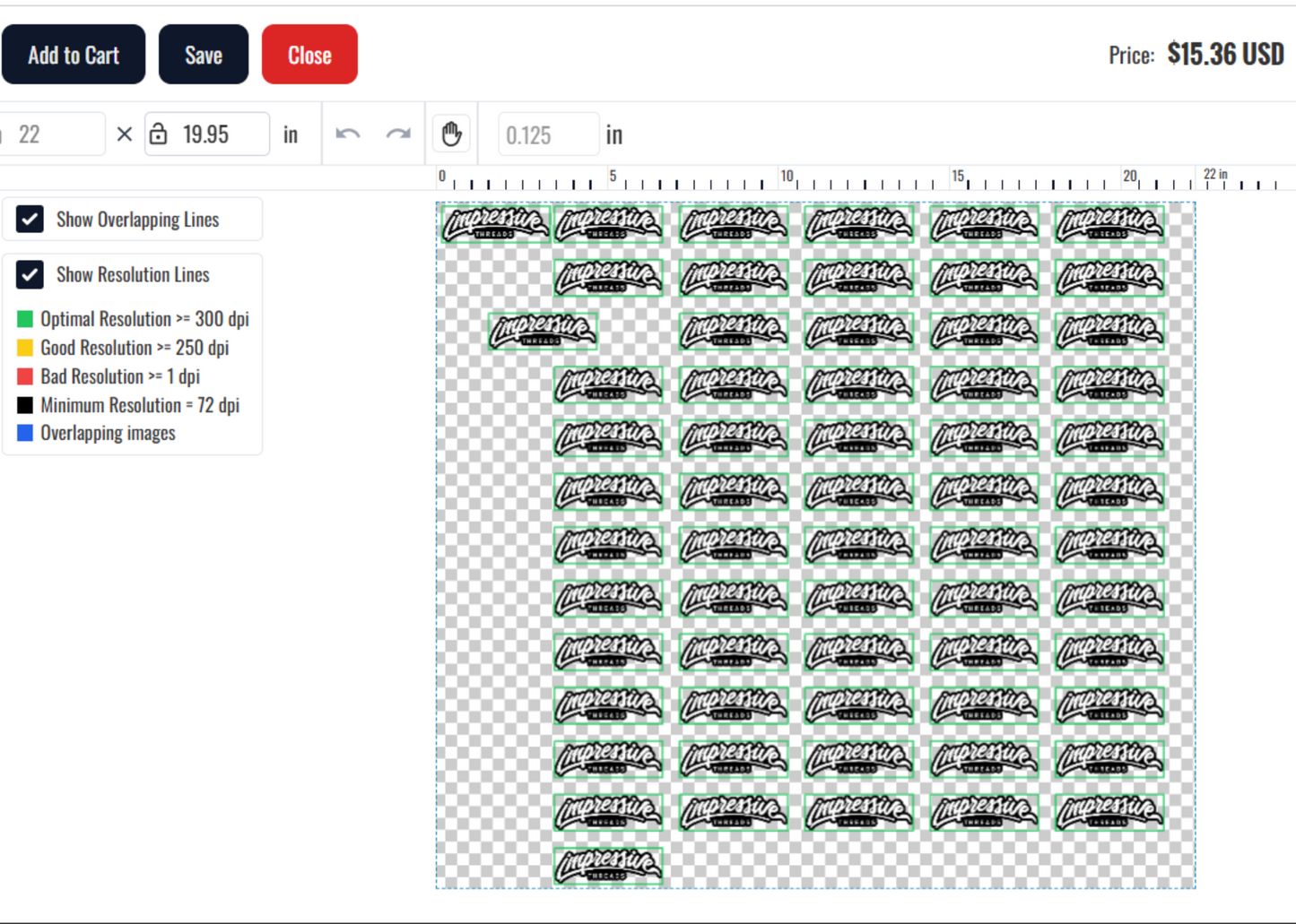 Gangsheet Builder
